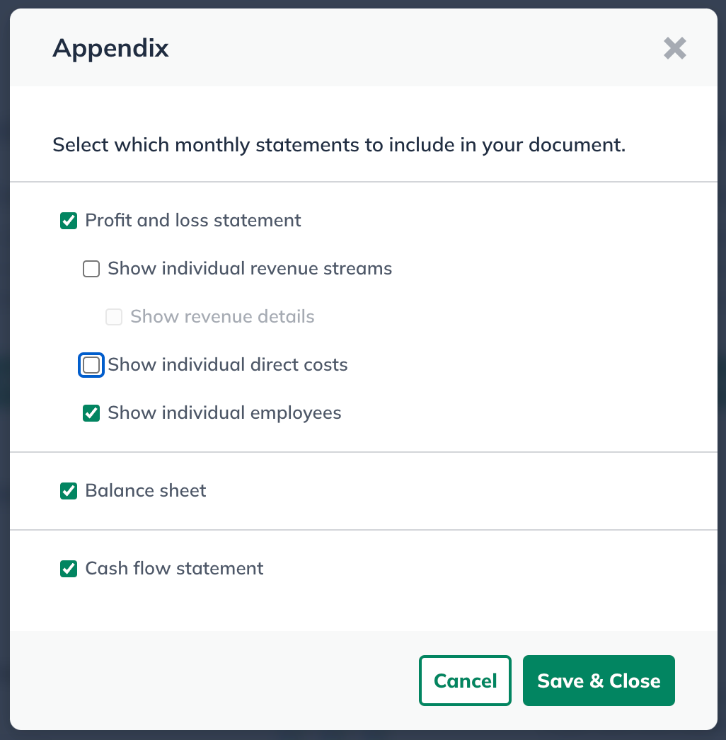 Appendix