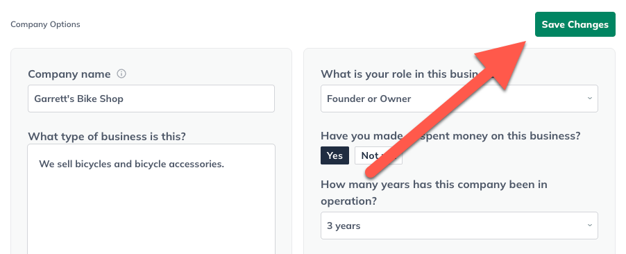 forecast options with arrow pointing to save changes button.png