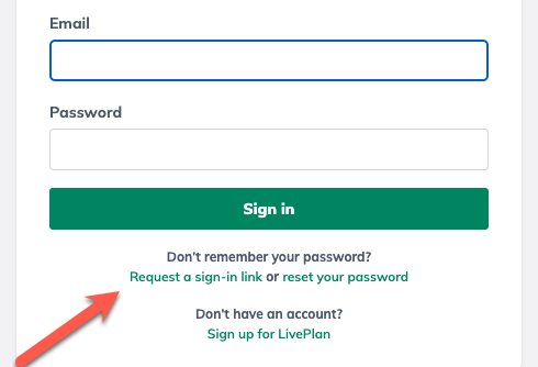 arrow pointing to request a sign in link.png