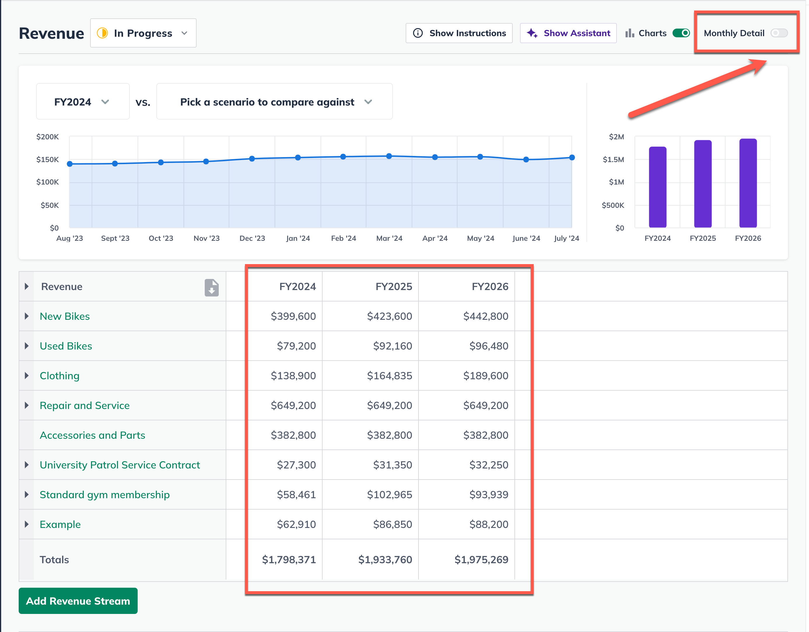 revenue screen with unchecked monthly detail box highlighted.png