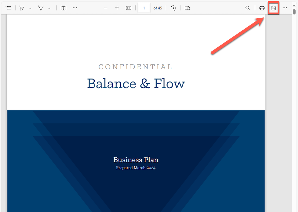 microsoft edge with download highlighted