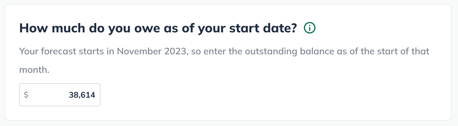 add loan before start date detail existing balance amount .png