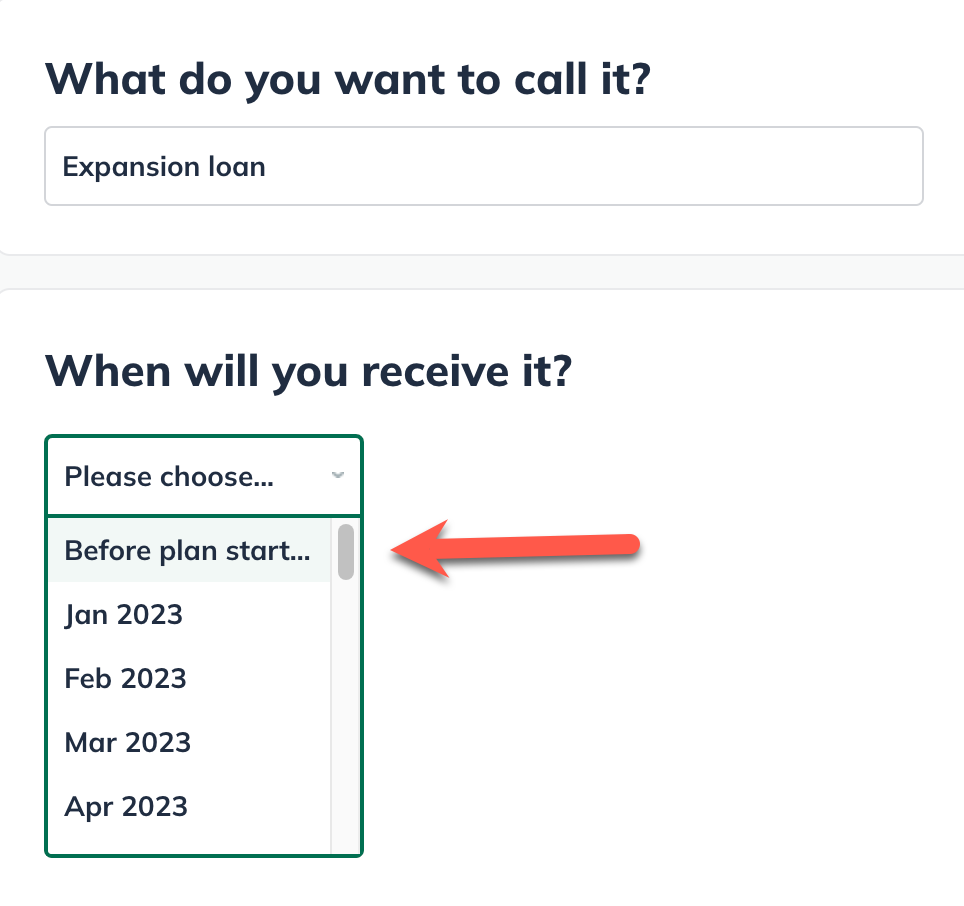 add loan with arrow pointing to before plan start date.png