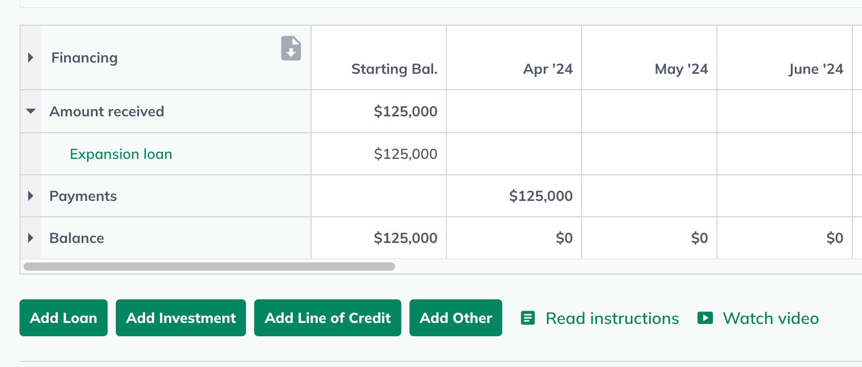 financing page example showing loan balance paid off.png