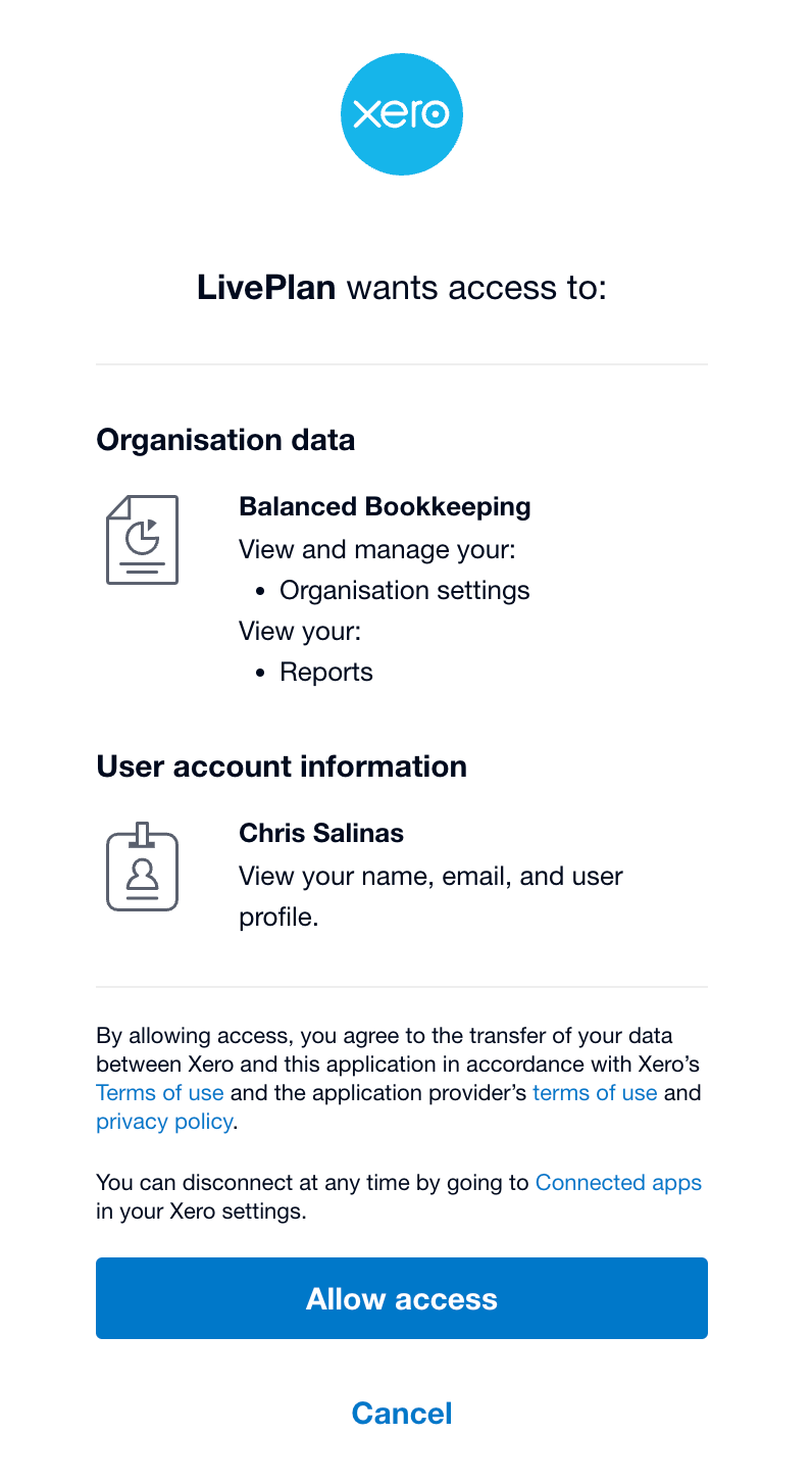 allow access xero.png