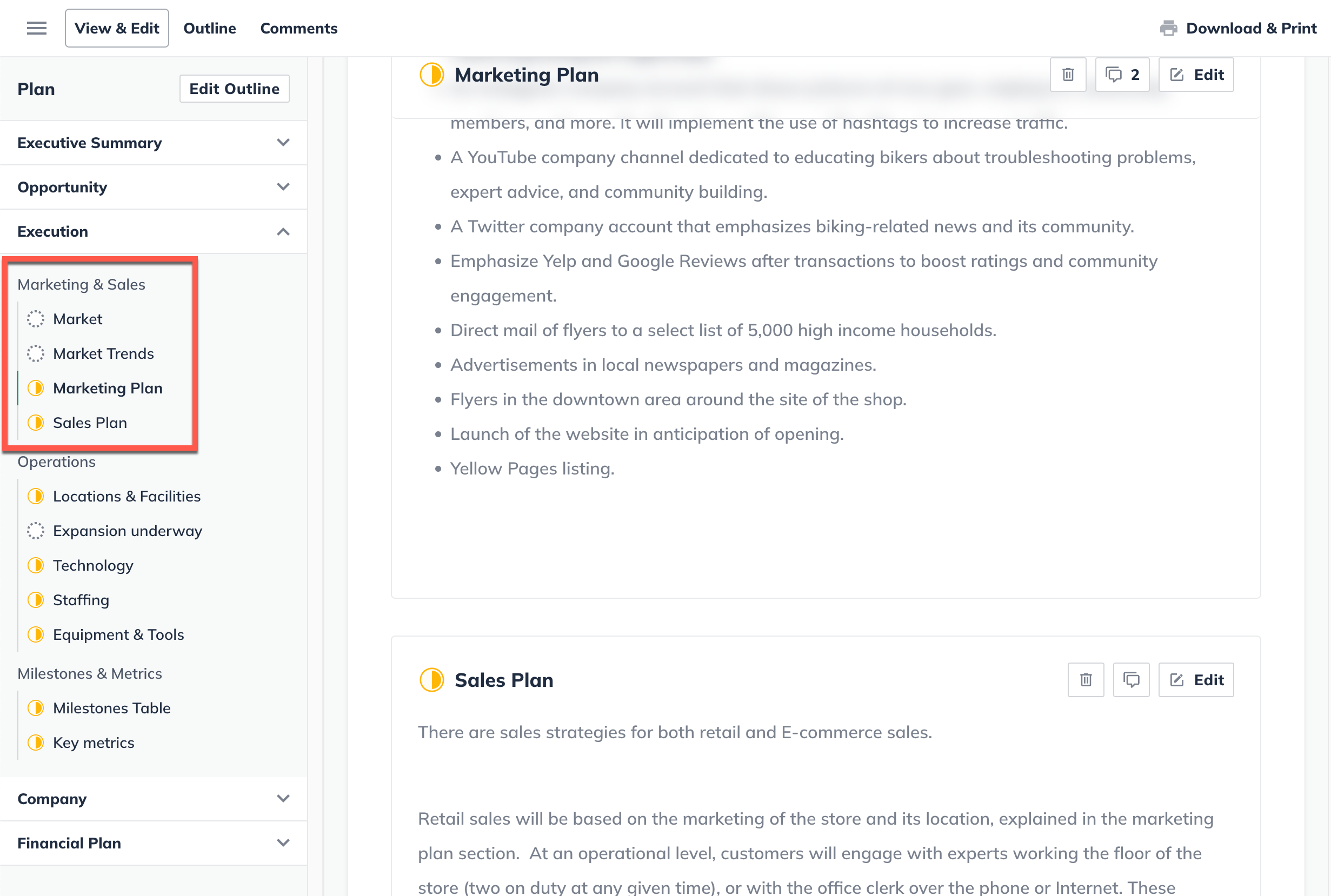 marketing and sales highlighted in plan outline.png
