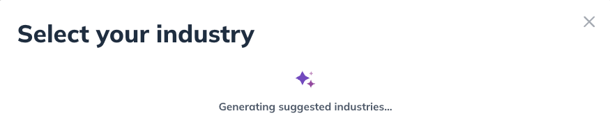 benchmarks select your industry LivePlan assistant generating suggestions