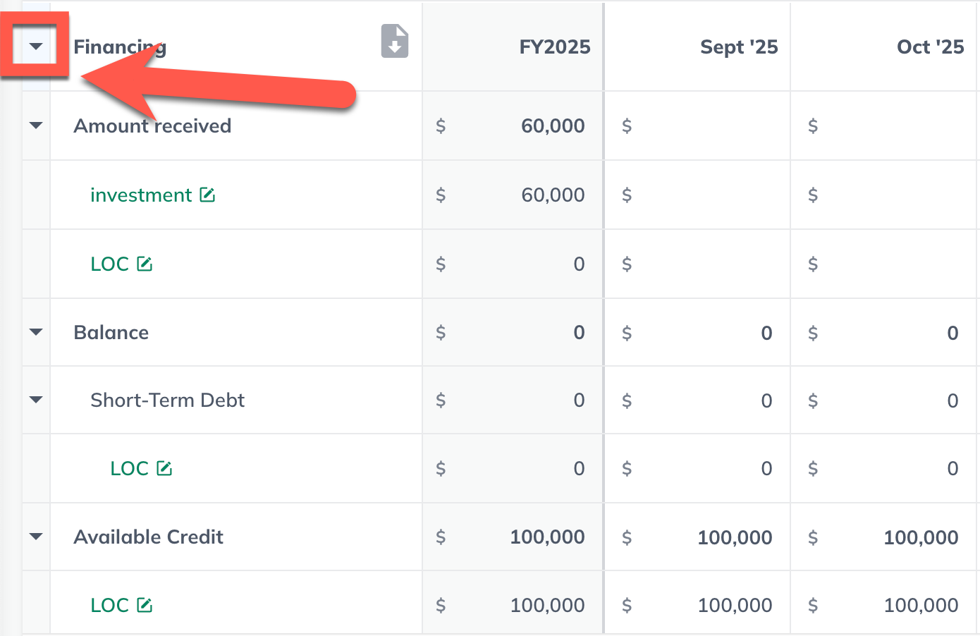 financing table detail with arrow pointing to expand.png