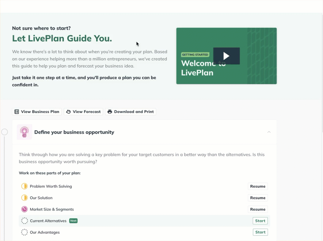 Guide Use of Progress Indicators